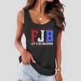 Funny Anti Biden Fjb Lets Go Brandon Joe Biden Chant Design Women Flowy Tank