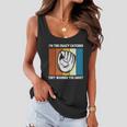 Funny Baseball Catcher Memes Funny Baseball Catcher Retro Baseball Gloves Women Flowy Tank