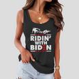 Funny Biden Falls Off Bike Joe Biden Ridin With Biden Women Flowy Tank