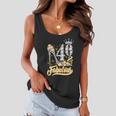 Funny Gift 40 Fabulous 40 Years Gift 40Th Birthday Diamond Crown Shoes Gift Women Flowy Tank