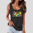 Funny Super Daddio Fathers Day Gamer Tshirt Women Flowy Tank