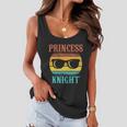 Funny Tee For Fathers Day Princess Knight Of Daughters Gift Women Flowy Tank