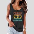 Funny Tee For Fathers Day Princess Protector Of Daughters Gift Women Flowy Tank