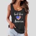 God Bless America For Patriotic Independence Day 4Th Of July Gift Women Flowy Tank