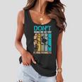 Halloween Costume Witch Dont Make Me Get My Flying Monkeys Women Flowy Tank