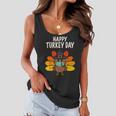 Happy Turkey Day Funny Thanksgiving 2021 Autumn Fall Season V2 Women Flowy Tank