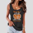 Heck Yes I Play Like A Girl Basketball Quote Funny Basketball Girl Women Flowy Tank