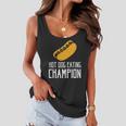 Hot Dog Eating Champion Fast Food Women Flowy Tank
