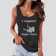 I Support Single Moms Stripper Pole Dancer Women Flowy Tank