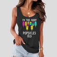 Im This Many Popsicles Old Funny 8Th Birthday Popsicle Gift Women Flowy Tank