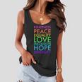 Kindness Peace Equality Love Hope Diversity Women Flowy Tank