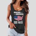 Making America Great Since 1972 Birthday Tshirt V2 Women Flowy Tank