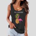 Mele Kalikimaka Flamingo Christmas Tshirt Women Flowy Tank