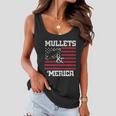 Mullets And Merica Eagle American Flag Fourth 4Th Of July Great Gift Women Flowy Tank