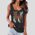 Native American Flag Feathers And Arrows Women Flowy Tank