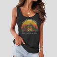 On A Dark Desert Highway Retro Women Flowy Tank