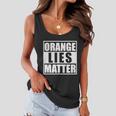 Orange Lies Matter Resist Anti Trump Women Flowy Tank