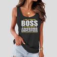 Proud Boss Of Freaking Awesome Employees Tshirt Women Flowy Tank