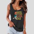 Reel Cool Fishing Dad Funny Tshirt Women Flowy Tank