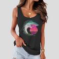 Retro Surfer Shark Wave Women Flowy Tank