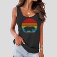 Retro Vintage Hippopotamus Women Flowy Tank