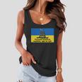 Russian Warship Go Fuck Yourself Shirt Snake Ukrainian Flag Tshirt Women Flowy Tank