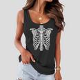 Skeleton Rib Cage Scary Halloween Costume Women Flowy Tank