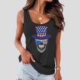Skull 4Th Of July Uncle Sam Us Graphic Plus Size Shirt For Men Women Family Boy Women Flowy Tank