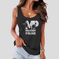 Soldier Retired Veteran Mp Military Police Policeman Funny Gift Women Flowy Tank