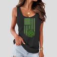 St Patricks Day Celtic Shamrock Us American Flag Women Flowy Tank