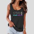 Stay Tomorrow Needs You Gift Women Flowy Tank