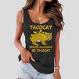 Tacocat Spelled Backwards Funny Cat Tshirt Women Flowy Tank