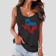 Texas Flag Longhorn Logo Women Flowy Tank