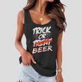 Trick Or Beer - Trick Or Treating Halloween Beer Drinkers Women Flowy Tank
