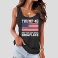 Trump 45 Find Your Safe Place Snowflake Tshirt Women Flowy Tank