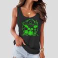 Vintage Alien Drummer Women Flowy Tank