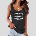 Wicked Pissah Bluefin Tuna Illustration Fishing Angler Gear Gift Women Flowy Tank