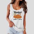 Autumn Thankful Grateful Blessed New Fall Gift Women Flowy Tank