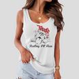 Dog Pitbull Resting Pit Face For Dogs Women Flowy Tank