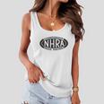 Nhra Championship Drag Racing Black Oval Logo Women Flowy Tank