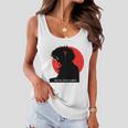 See You Space Cowboy Red Sun Silhouette Women Flowy Tank