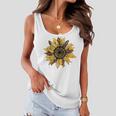 Sunflower For Women Cute Graphic  Cheetah Print  Women Flowy Tank