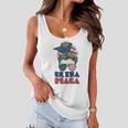 Ultra Maga Hair Bun Woman Women Flowy Tank