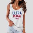 Ultra Maga Shirt Funny Anti Biden American Flag Pro Trump Trendy Tshirt Women Flowy Tank