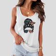 Ultra Maga Usa Female Bun Women Flowy Tank