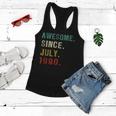 32 Years Old Awesome Since July 1990 32Nd Birthday Gifts Women Flowy Tank