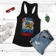 4Th Of July American Flag Bald Eagle Mullet You Free Tonight Gift Women Flowy Tank