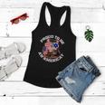 4Th Of July Cat American Flag Glasses Women Flowy Tank