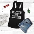 Abort The Patriarchy Vintage Feminism Reproduce Dignity Women Flowy Tank