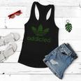 Addicted Weed Logo Women Flowy Tank